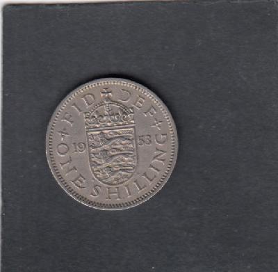 Beschrijving: 1 Shilling ELIZABETH II 